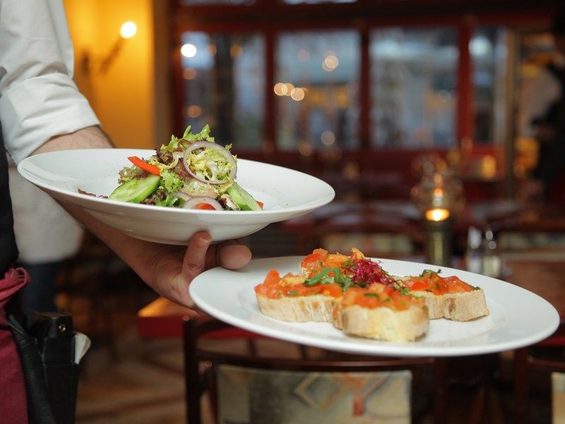 Kommande i restaurangen