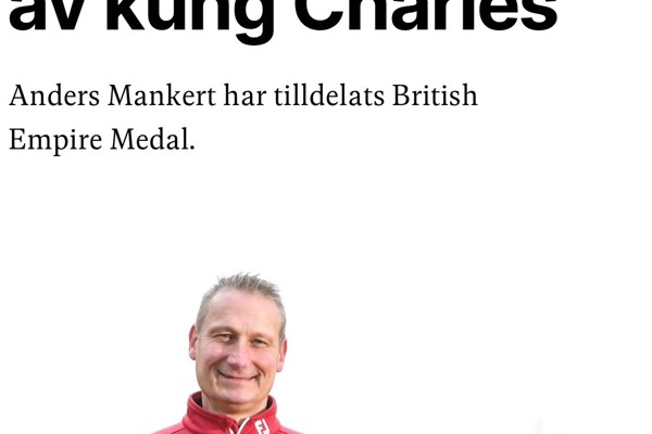 Tidigare Ljunghusenmedlem hedras av Kung Charles!